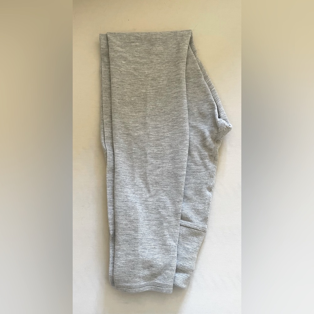Alo Yoga Knit Leggings, Medium, Grey